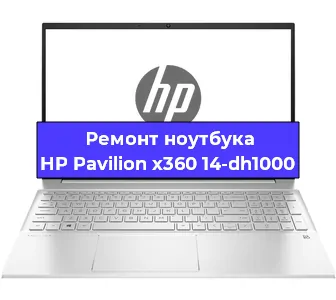 Замена разъема питания на ноутбуке HP Pavilion x360 14-dh1000 в Красноярске